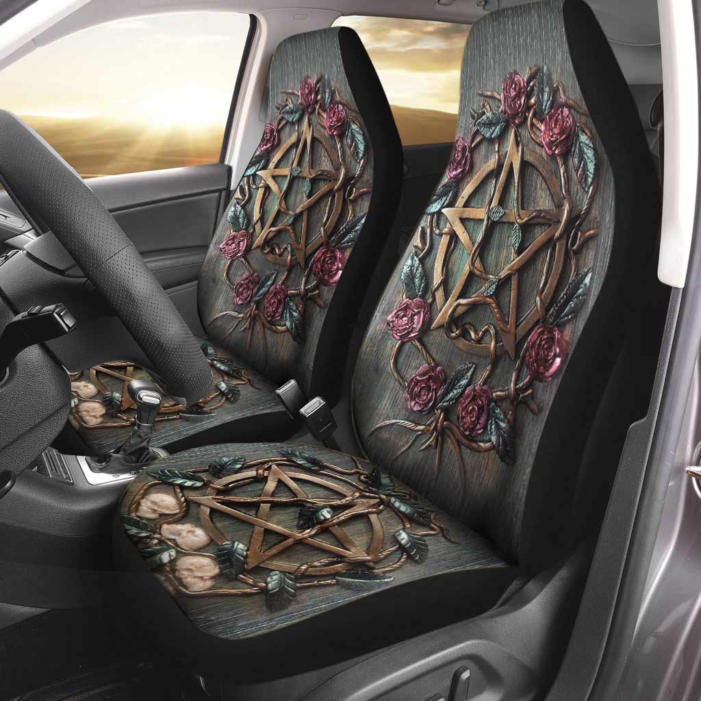 Mystical Witch - Seat Covers With 3D Pattern Print