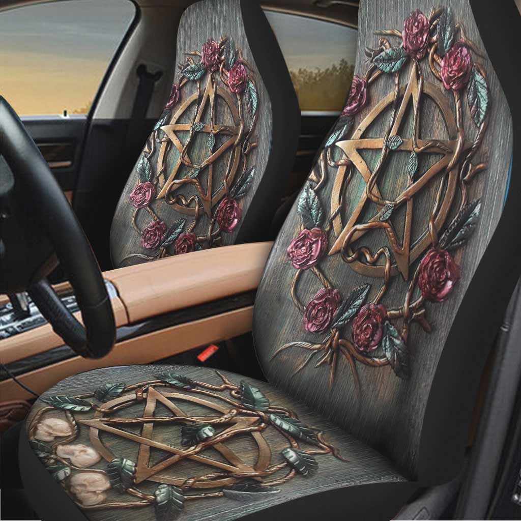 Mystical Witch - Seat Covers With 3D Pattern Print