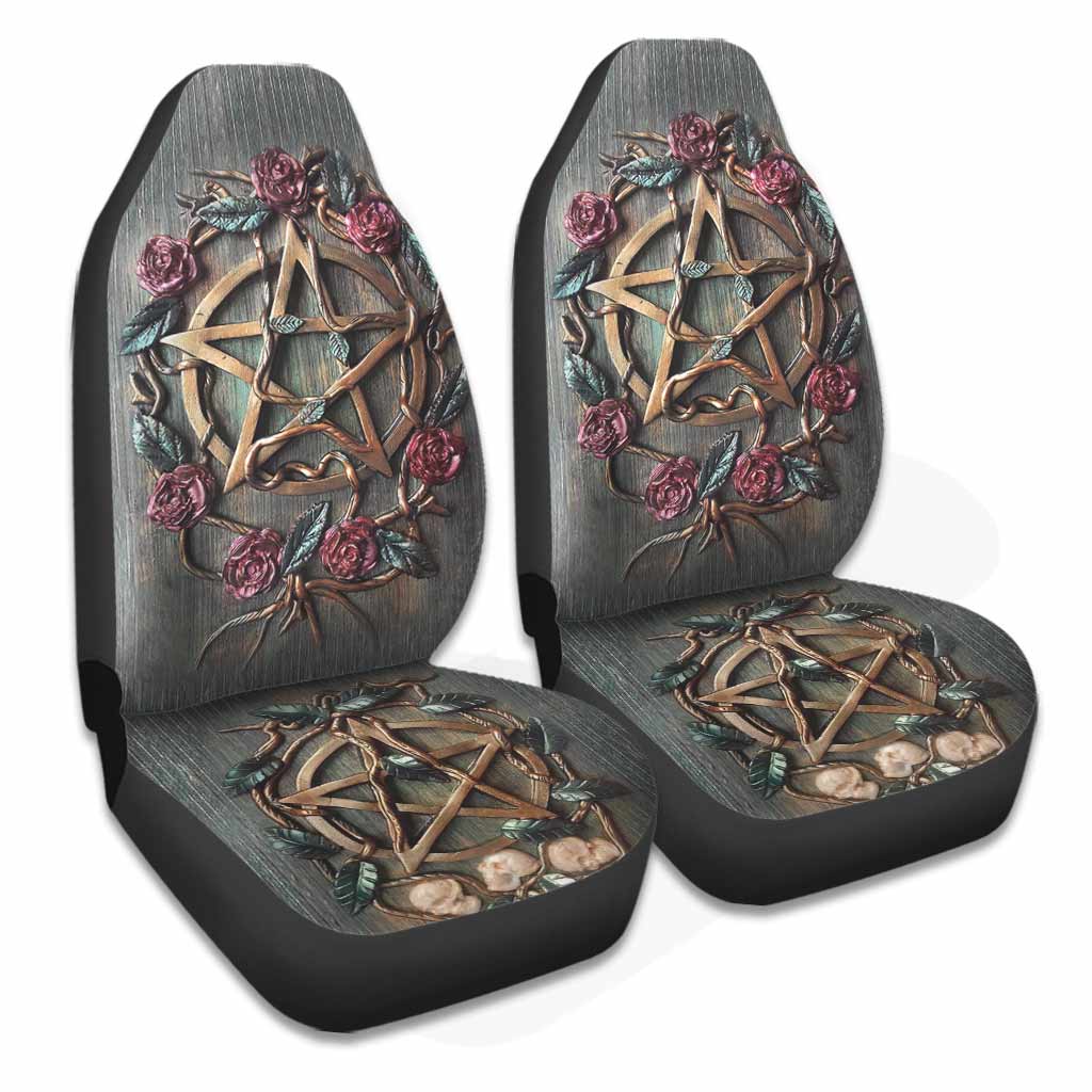 Mystical Witch - Seat Covers With 3D Pattern Print