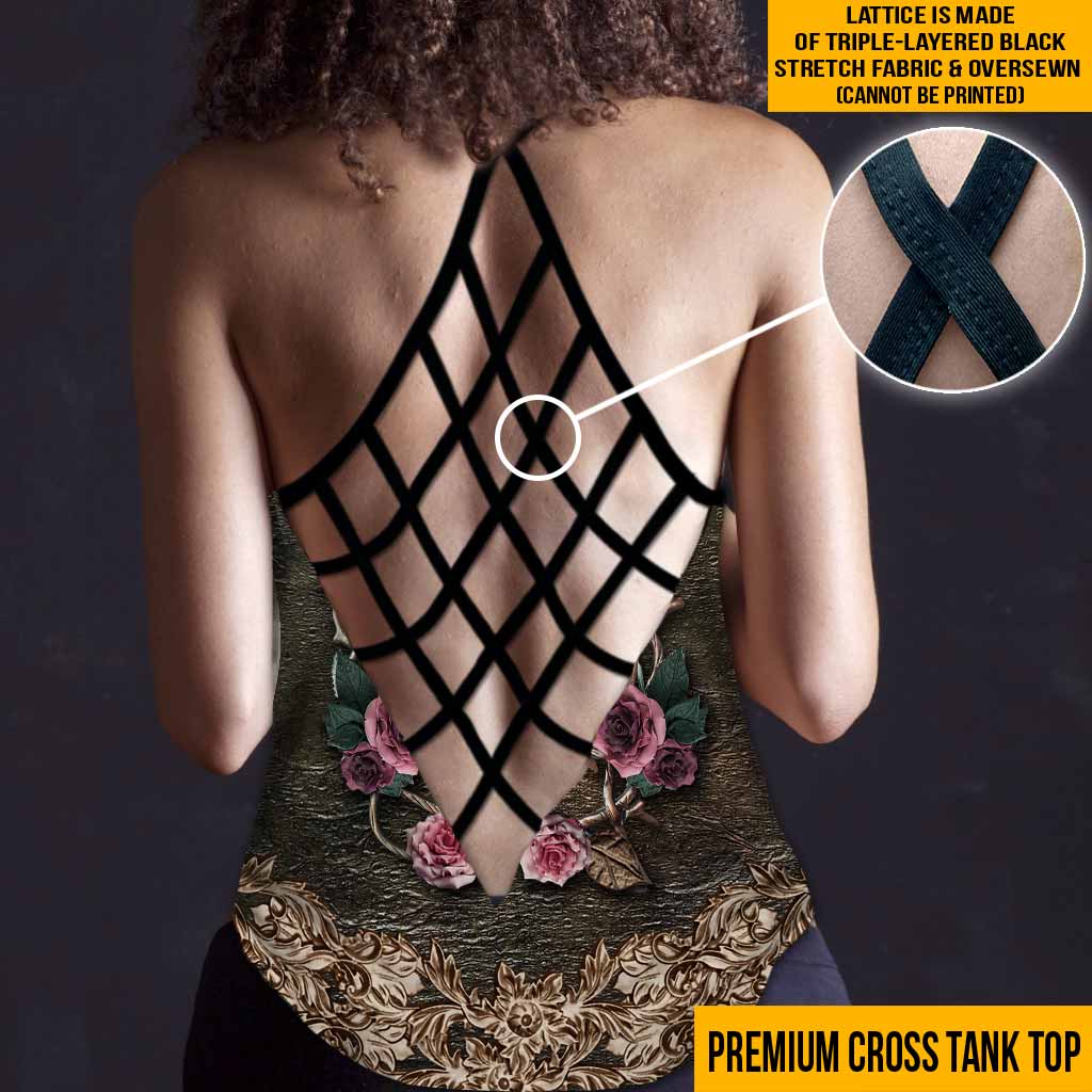 Mystical Witch 3D Pattern Print Cross Tank Top