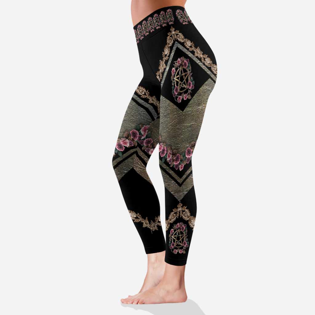 Mystical Witch 3D Pattern Print Leggings