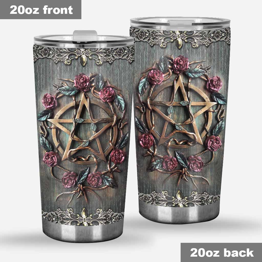 Mystical Witch 3D Pattern Printed Tumbler