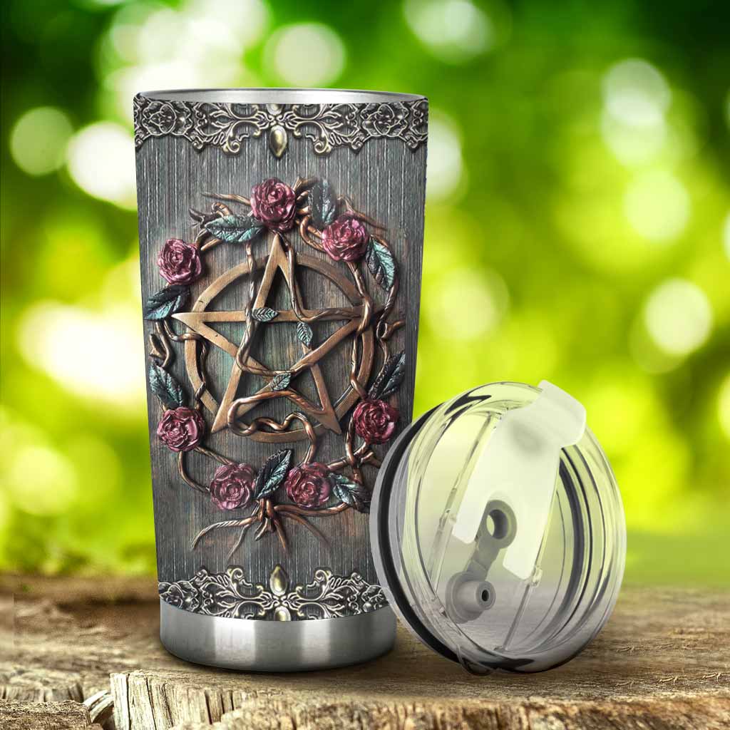 Mystical Witch 3D Pattern Printed Tumbler