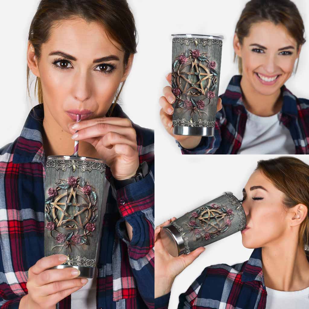 Mystical Witch 3D Pattern Printed Tumbler