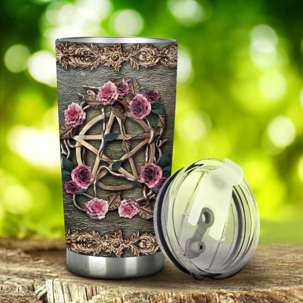 Mystical Witch 3d Pattern Print Tumbler