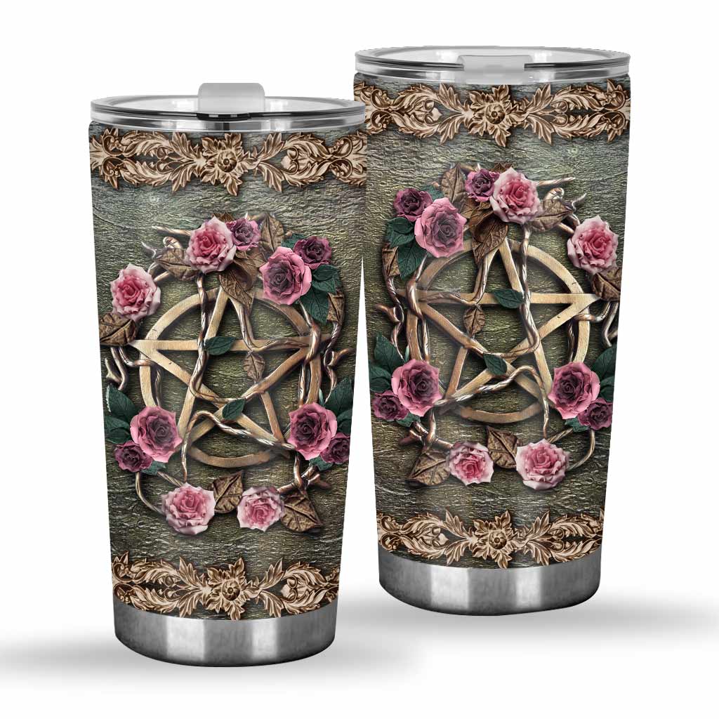 Mystical Witch 3d Pattern Print Tumbler