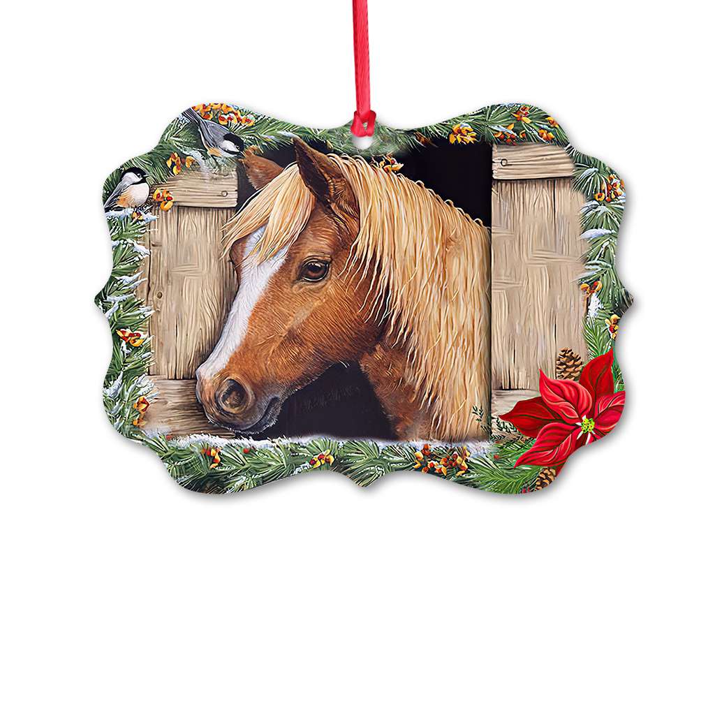 Medicine Heals The Body Horses Heal The Soul - Horse Ornament (Printed On Both Sides) 1022