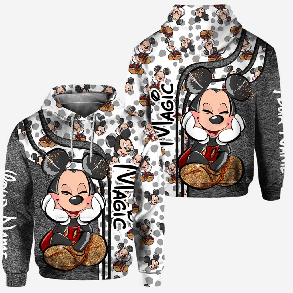 Never Too Old For Magic - Personalized Mouse Hoodie And Leggings