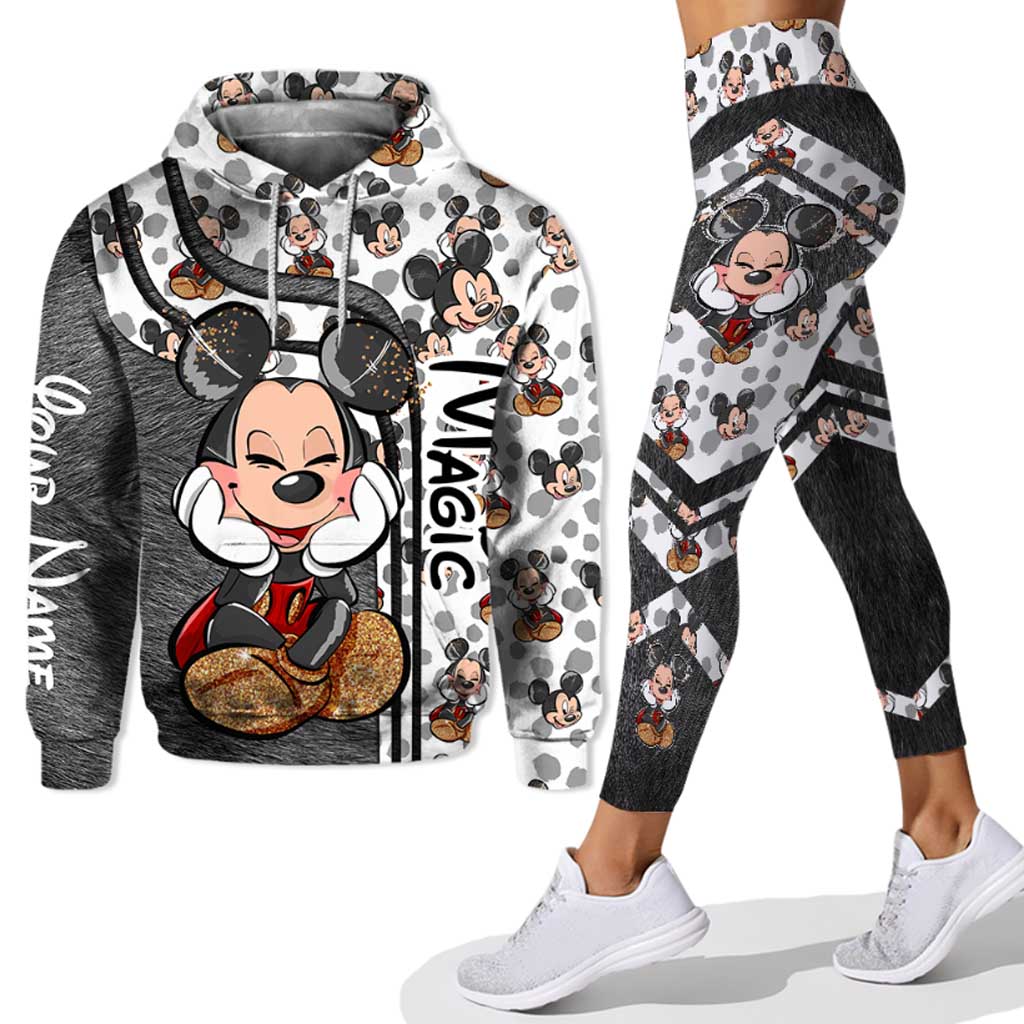 Never Too Old For Magic - Personalized Mouse Hoodie And Leggings