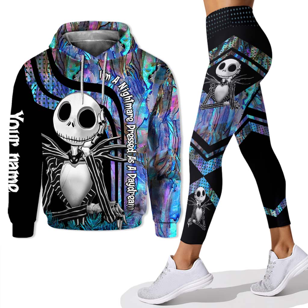 I'm A Nightmare Dressed As A Daydream - Personalized Hoodie and Leggings