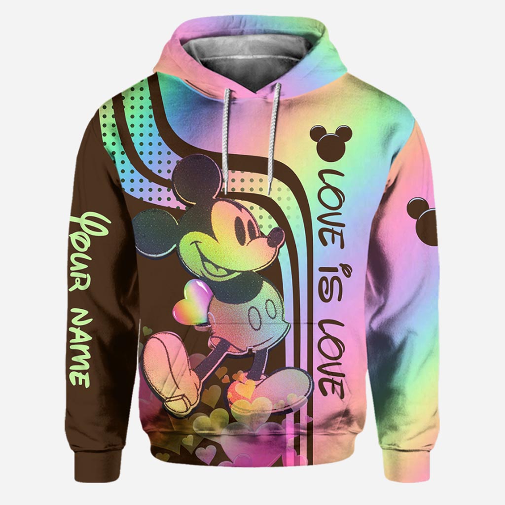 Love Is Love - Personalized LGBT Support Hoodie And Leggings