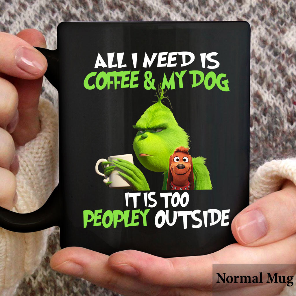 All I Need Is Coffee And My Dog - Stole Christmas Mug 1122