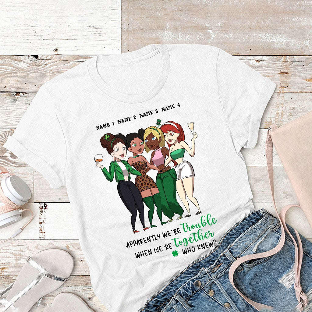 Shenanigans Coordinators - Personalized St. Patrick‘s Day Bestie T-shirt and Hoodie