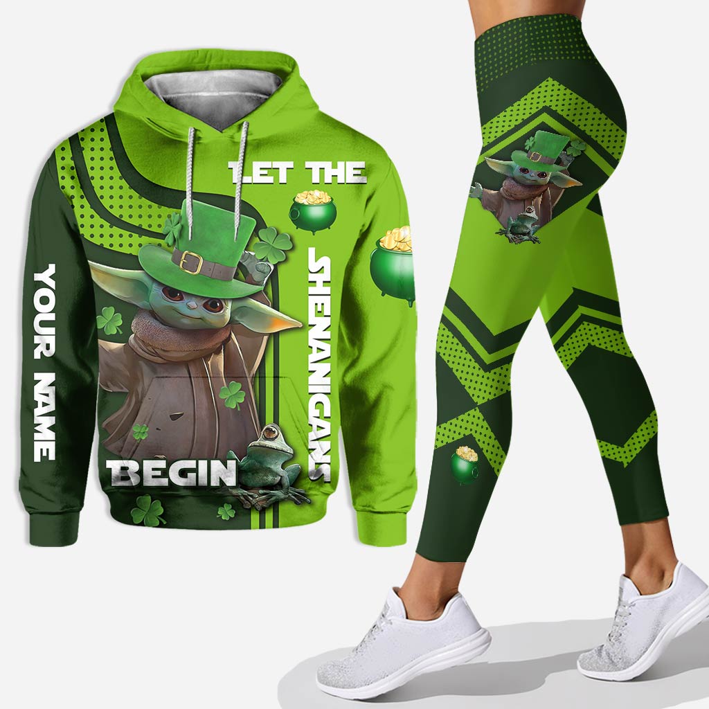 Let The Shenanigans Begin - Personalized St. Patrick's Day Hoodie And Leggings