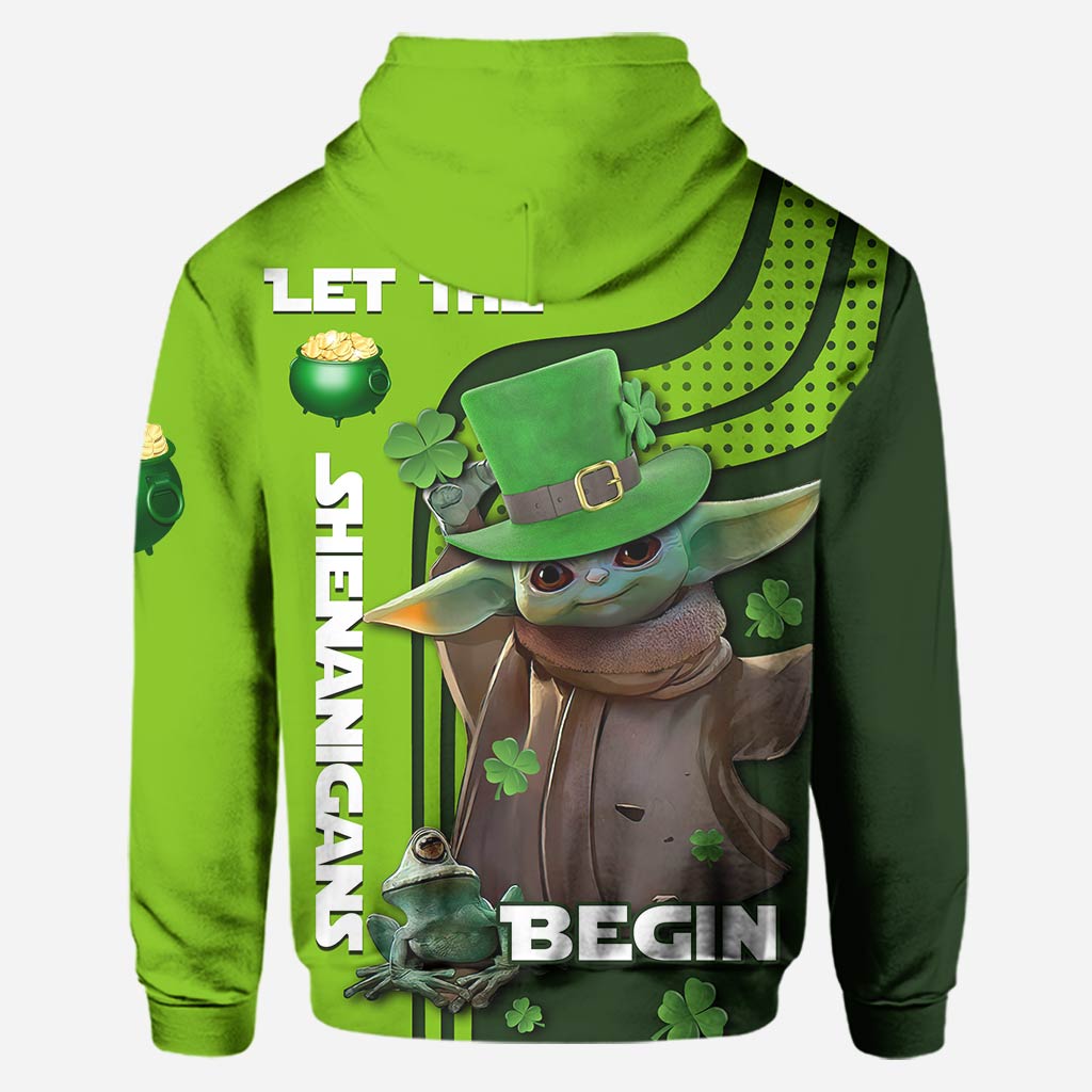 Let The Shenanigans Begin - Personalized St. Patrick's Day Hoodie And Leggings