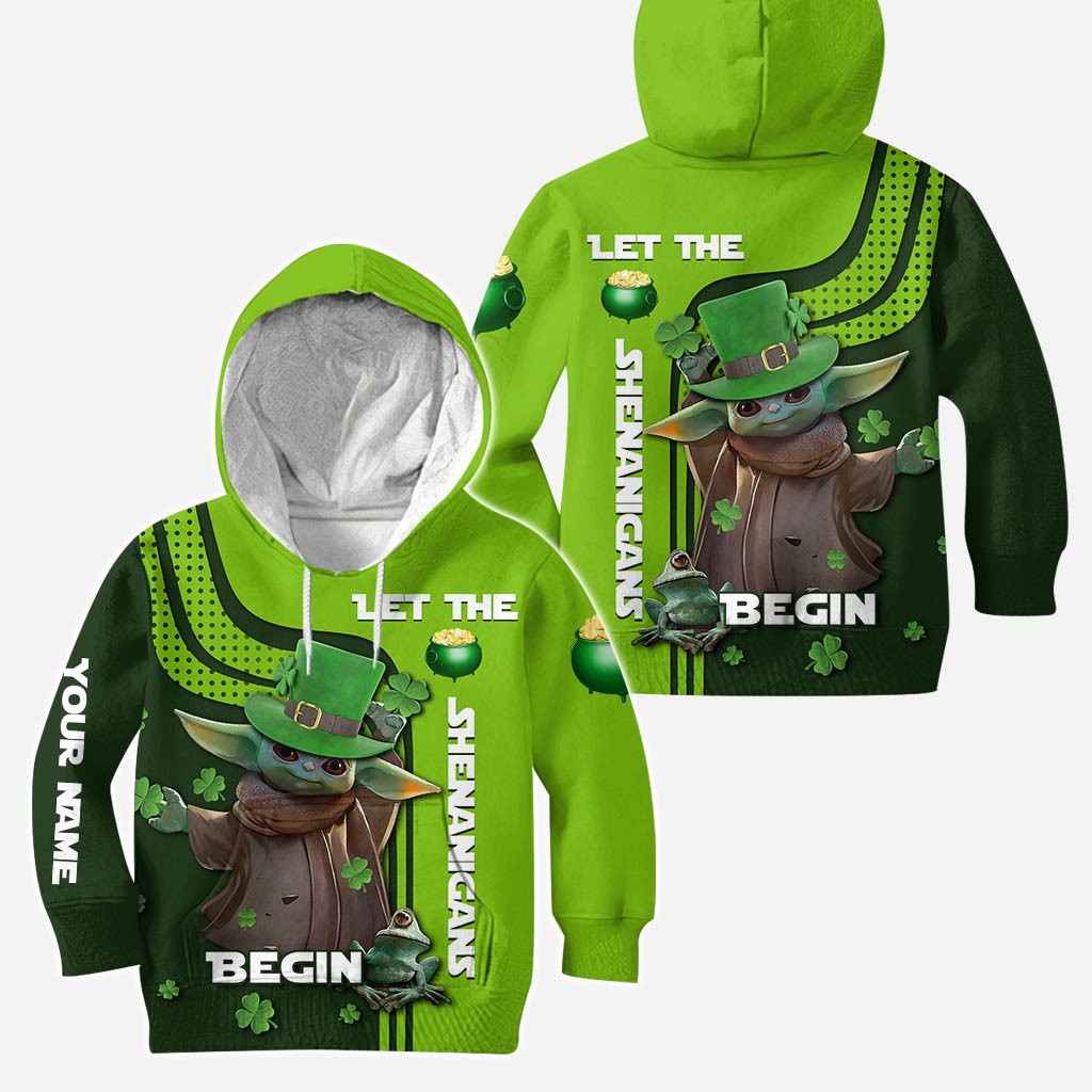 Let The Shenanigans Begin - Personalized St. Patrick's Day Hoodie And Leggings