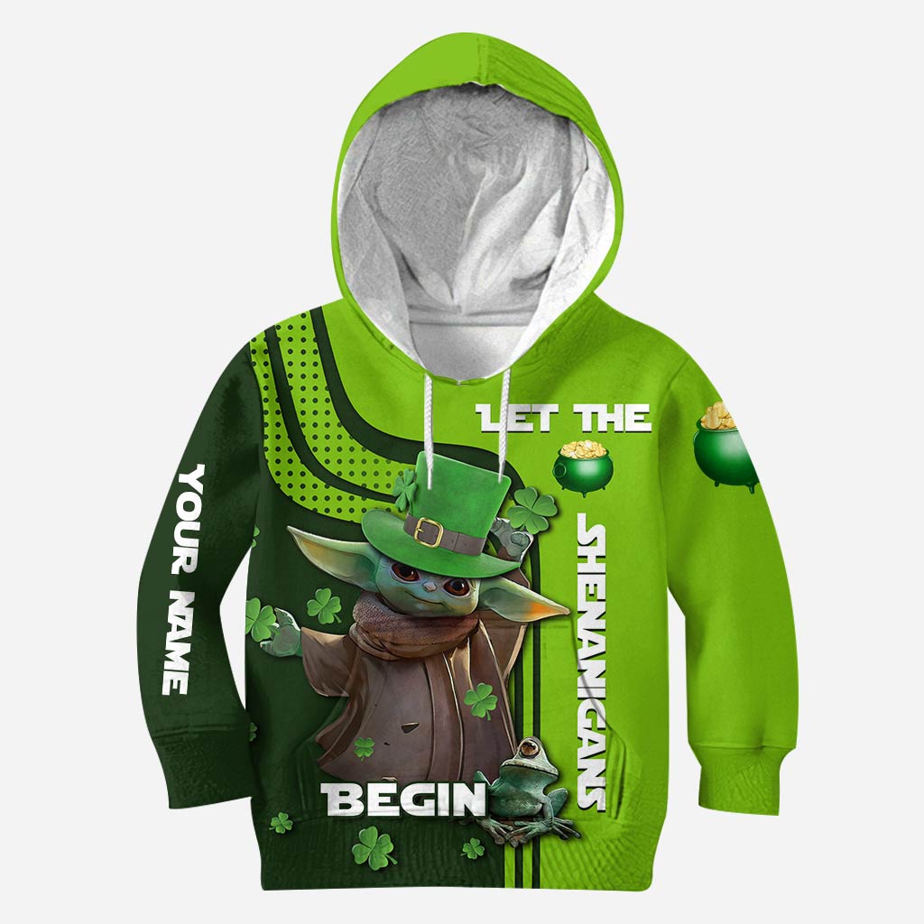 Let The Shenanigans Begin - Personalized St. Patrick's Day Hoodie And Leggings