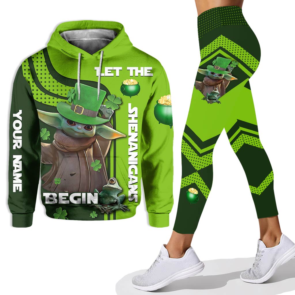 Let The Shenanigans Begin - Personalized St. Patrick's Day Hoodie And Leggings