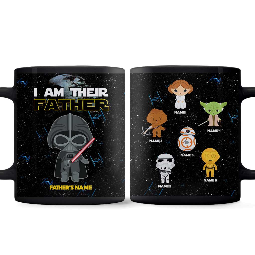 I Am Their Father Grandfather - Personalized Father's Day The Force Mug