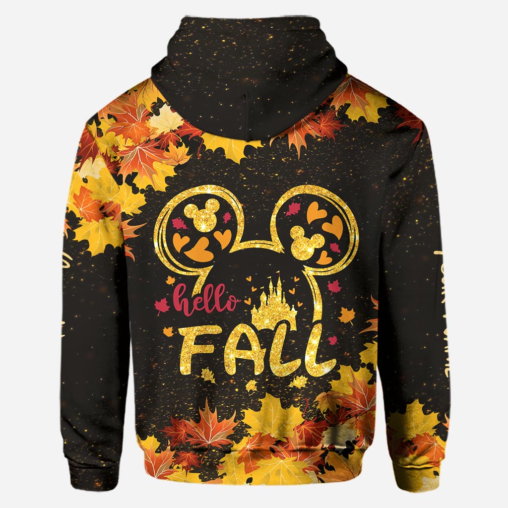 Hello Fall - Personalized Mouse Hoodie and Leggings