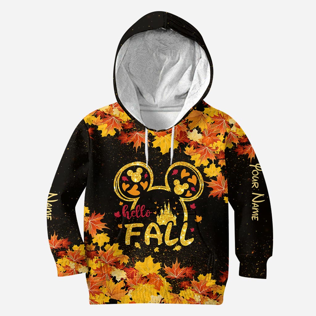 Hello Fall - Personalized Mouse Hoodie and Leggings