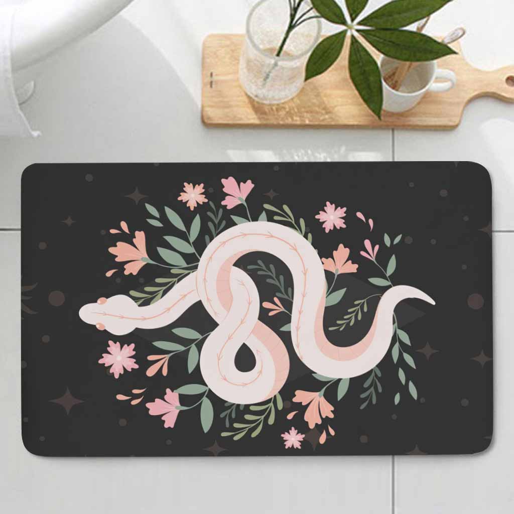 Witchy Snake - Witch Bathroom Curtain & Mats Set
