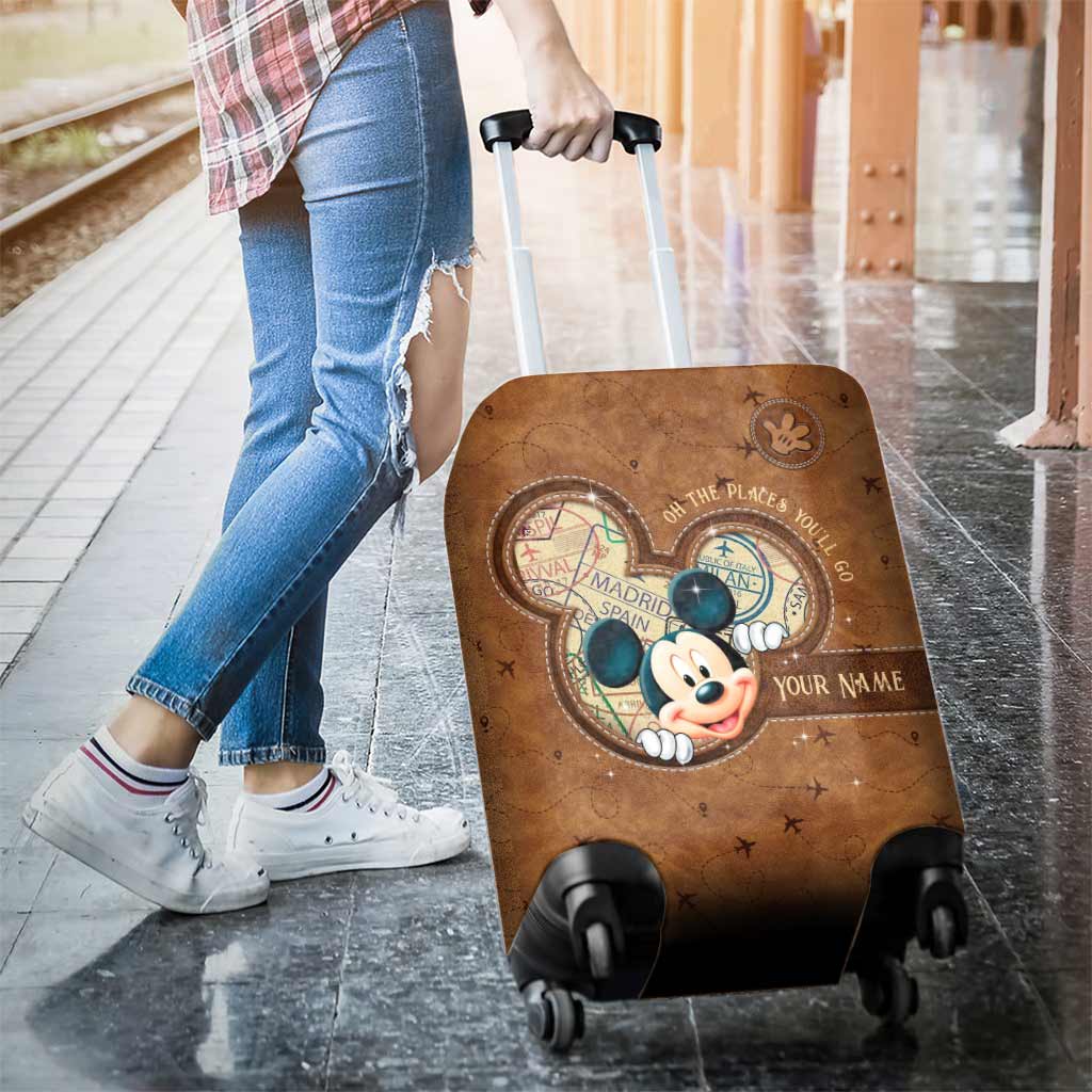 Oh The Places You'll Go - Personalized Travelling Luggage Cover