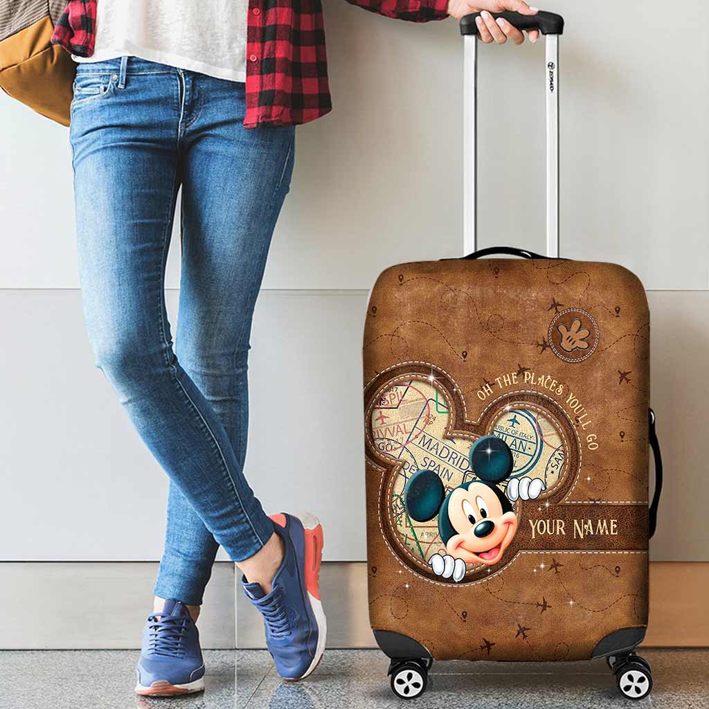 Oh The Places You'll Go - Personalized Travelling Luggage Cover