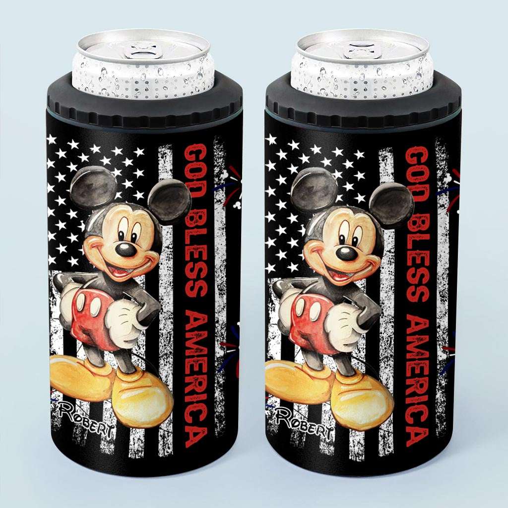 July Mouse - Personalized Mouse Can Cooler