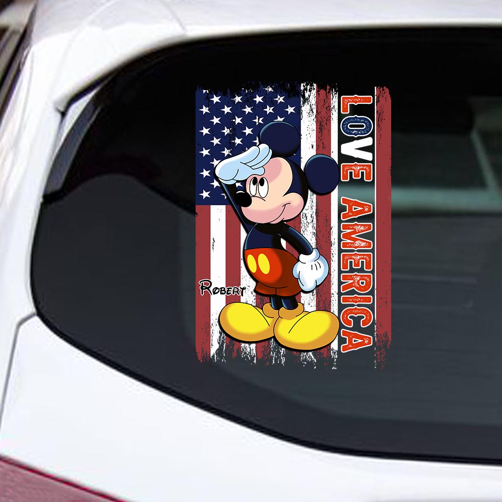 July Mouse - Personalized Mouse Decal Full