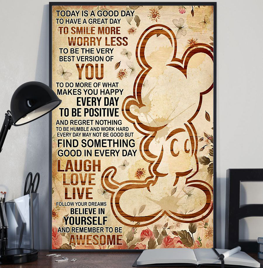 Today Is A Good Day - Mouse Poster