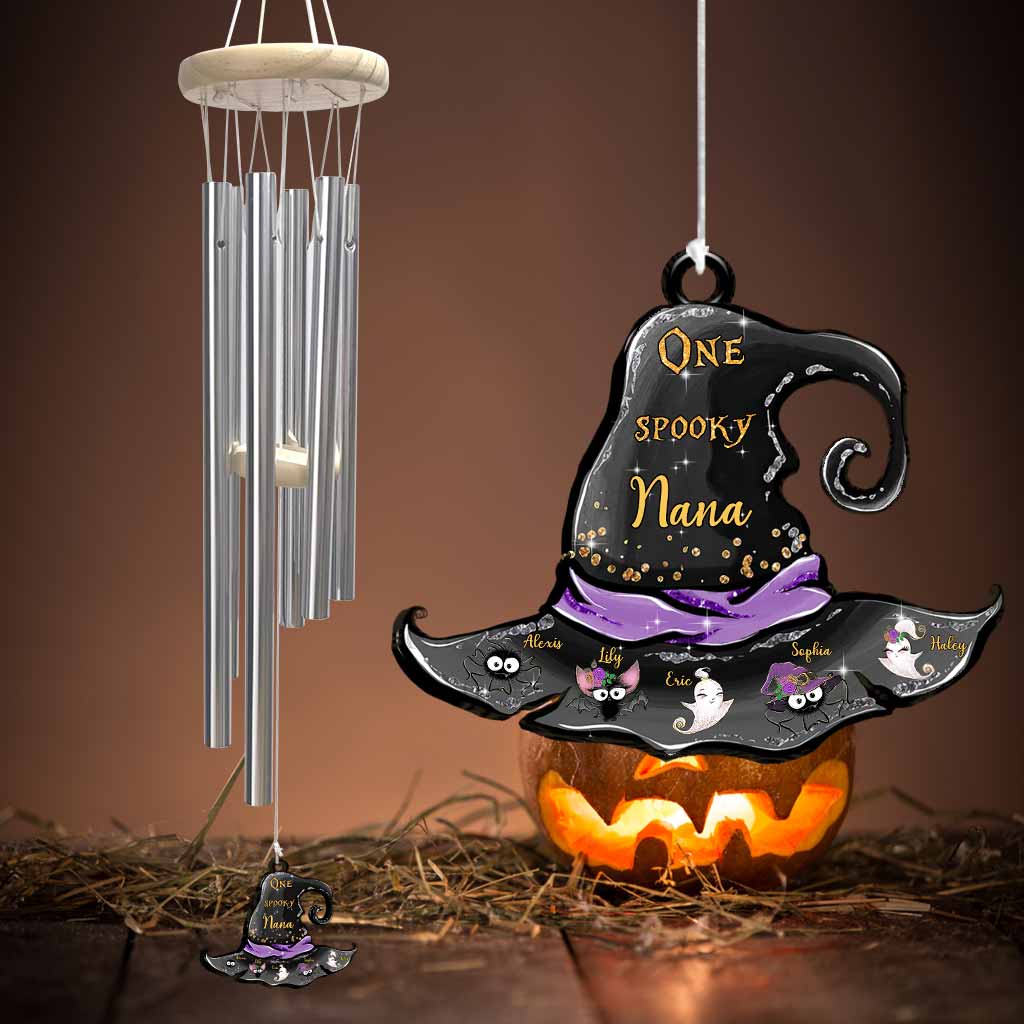 One Spooky Nana - Personalized Halloween Grandma Wind Chime