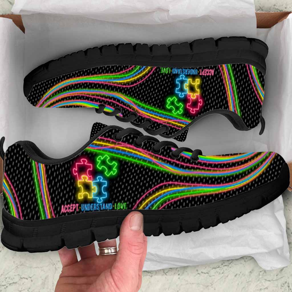 Accept Understand Love - Autism Awareness Sneakers