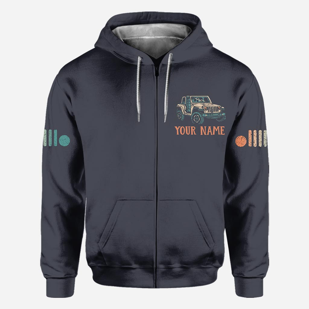 Doors off Adventure on - Personalized Car All Over T-shirt and Hoodie