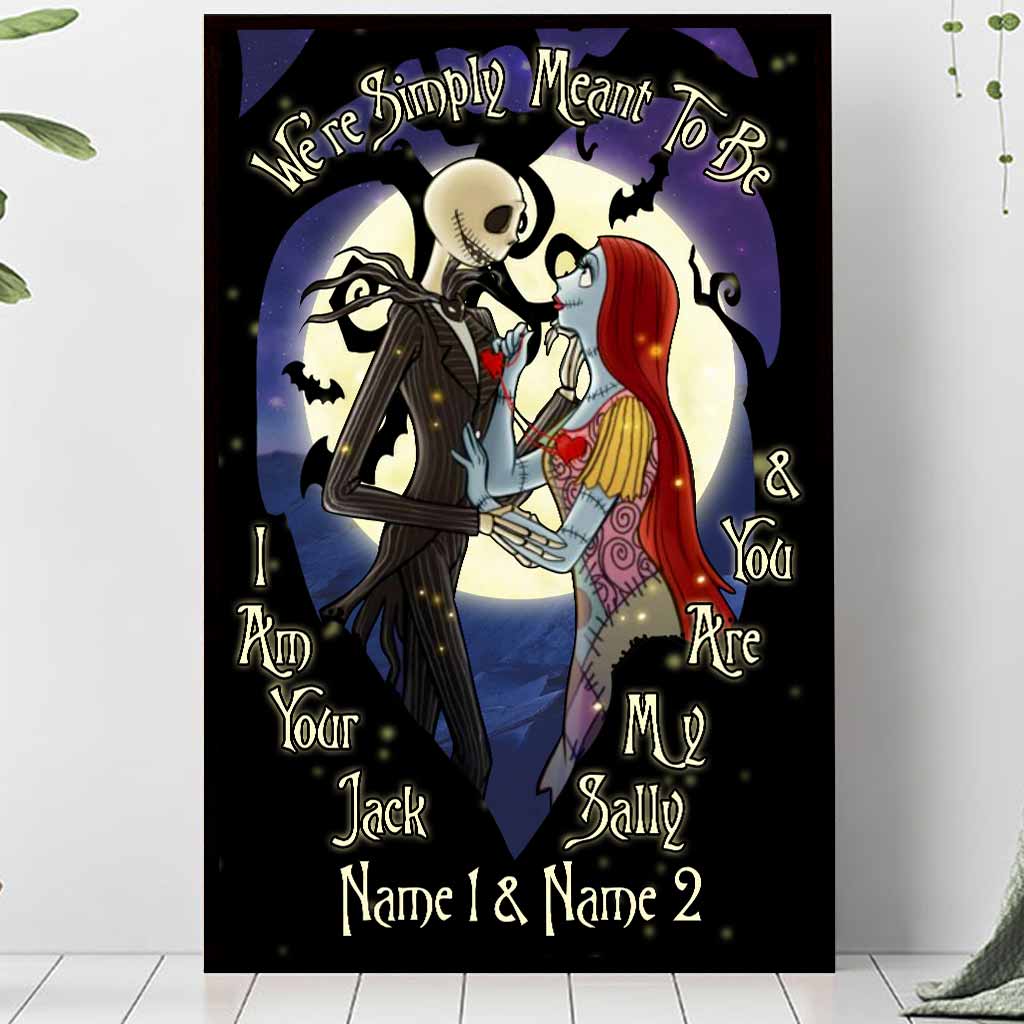 We're Simply Meant To Be - Personalized Nightmare Poster