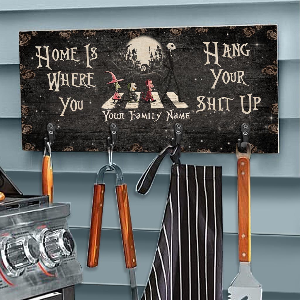 Home Is Where You Hang - Personalized Nightmare Key Rack