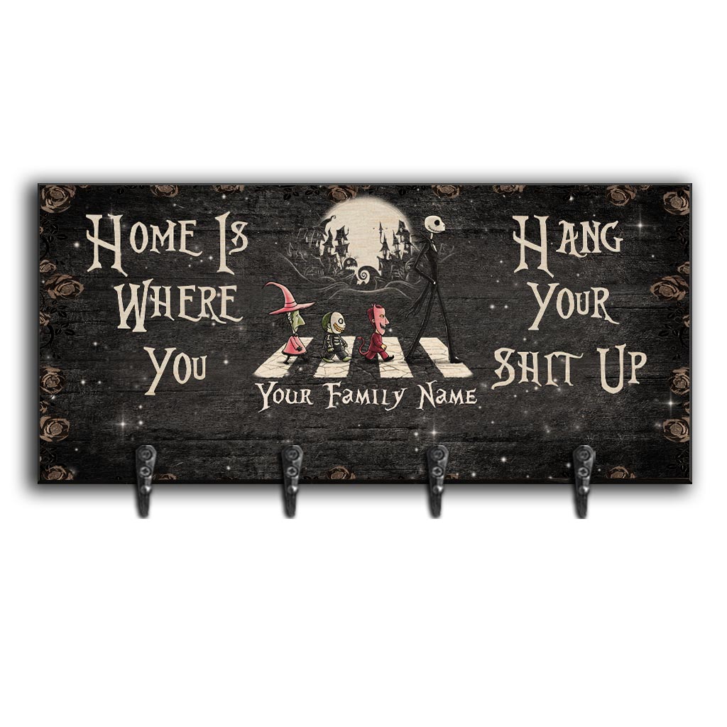 Home Is Where You Hang - Personalized Nightmare Key Rack