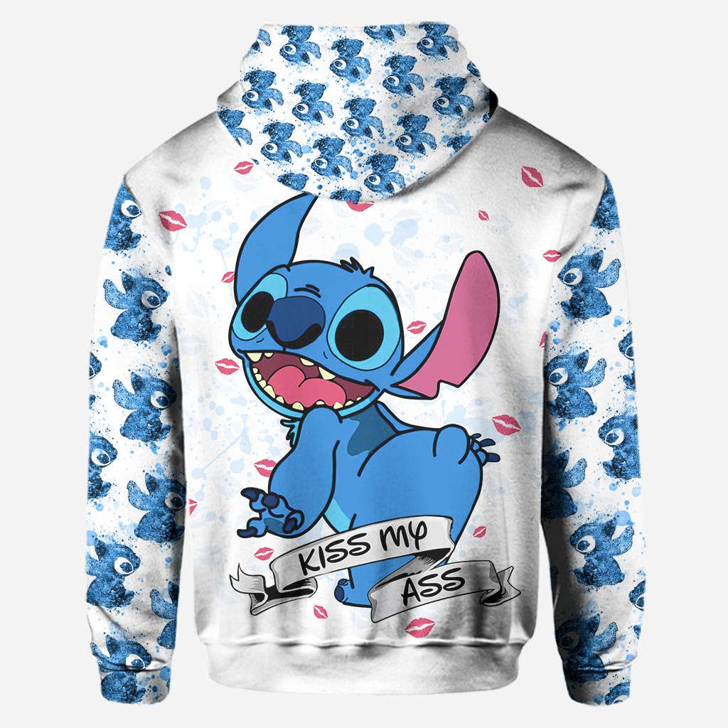 Kiss My Ass - Personalized Ohana Hoodie and Leggings