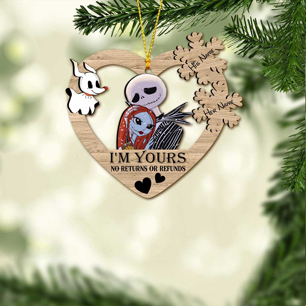 I’m Yours - Personalized Christmas Nightmare Ornament (Printed On Both Sides)
