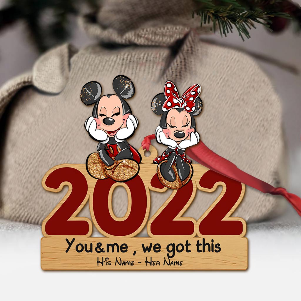 You And Me - Personalized Christmas Mouse Ornament