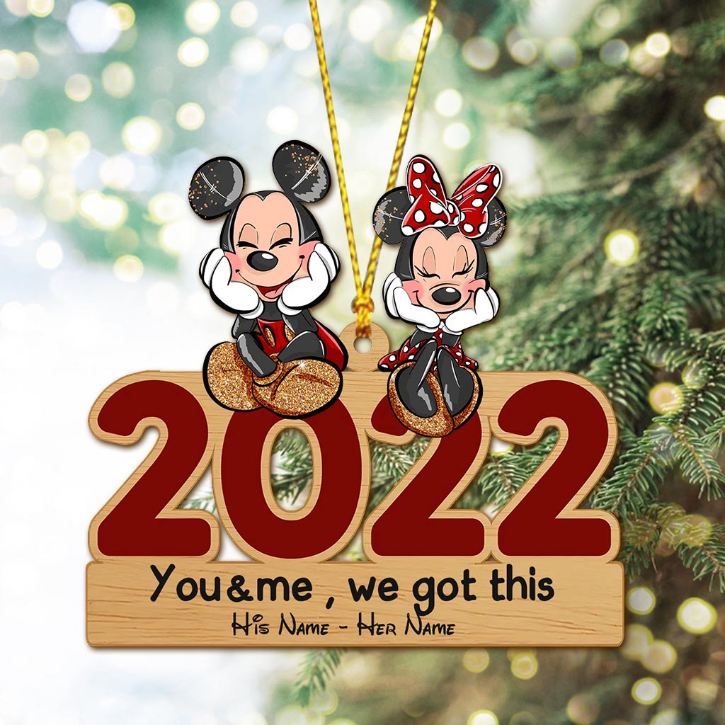 You And Me - Personalized Christmas Mouse Ornament
