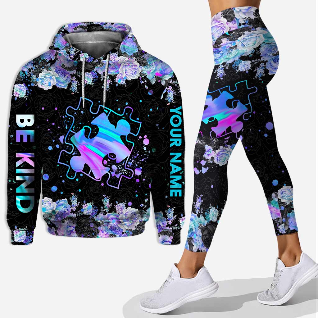 Love Autism - Personalized Awareness Hoodie And Leggings