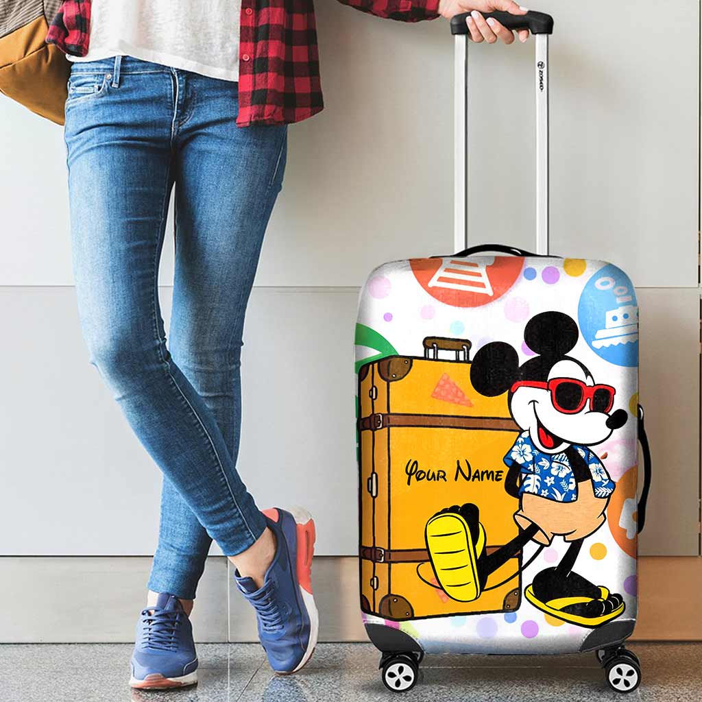 Summer Is Calling - Personalized Mouse Luggage Cover