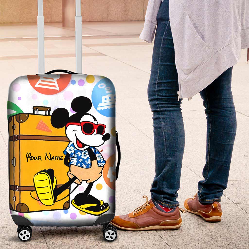 Summer Is Calling - Personalized Mouse Luggage Cover