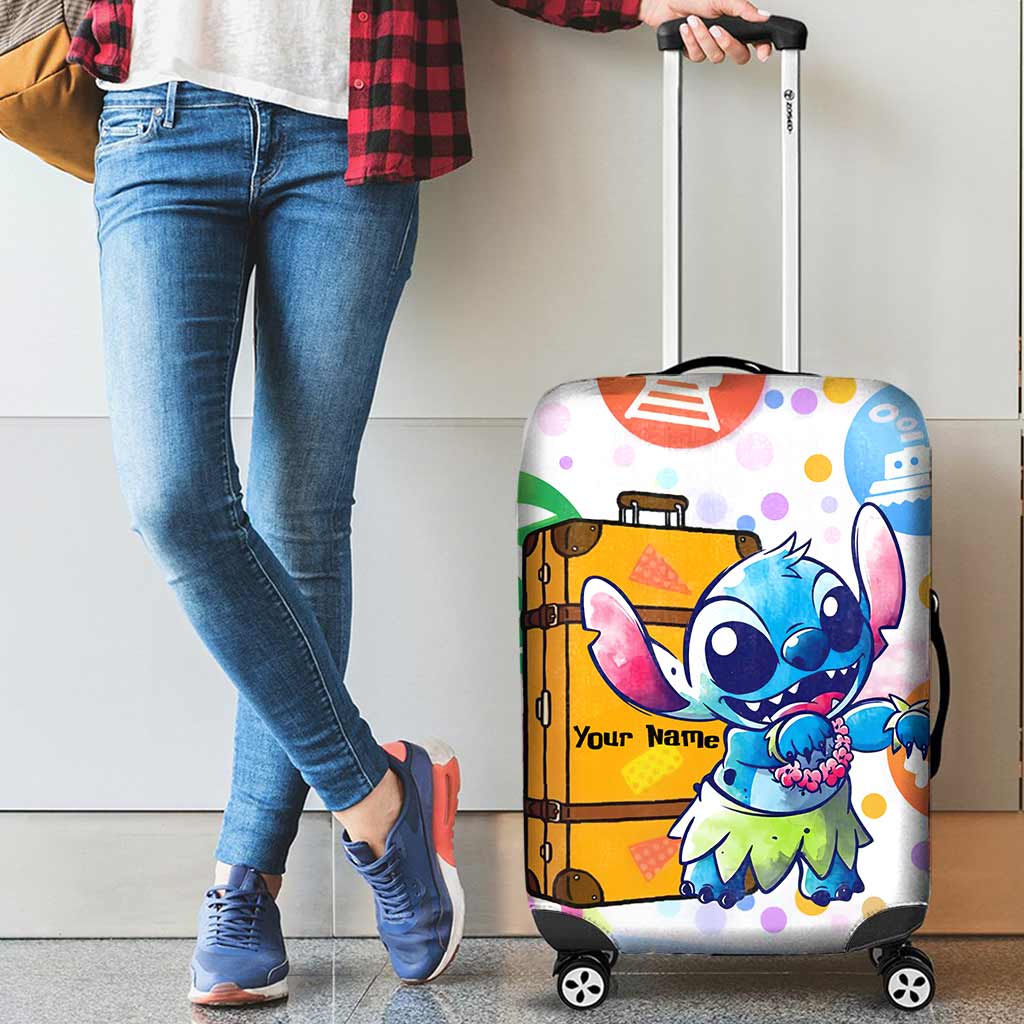 Summer Is Calling - Personalized Ohana Luggage Cover