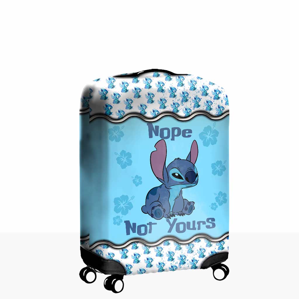 Nope Not Yours - Personalized Ohana Luggage Cover