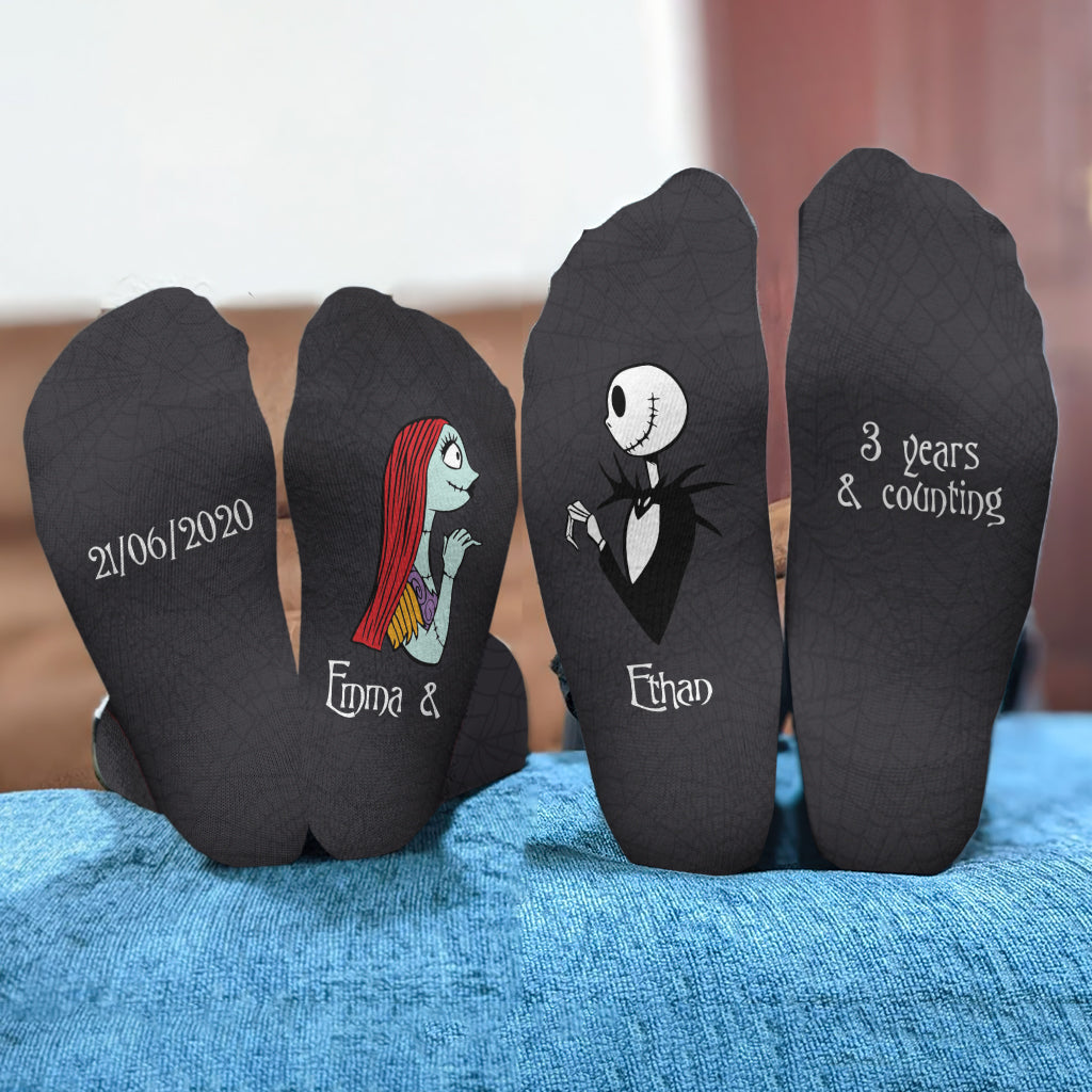 Nightmare Couple - Personalized Nightmare Socks