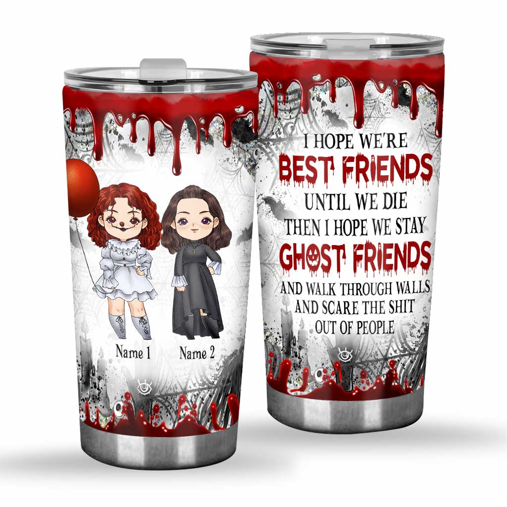 Ghost Sisters - Personalized Halloween Bestie Tumbler