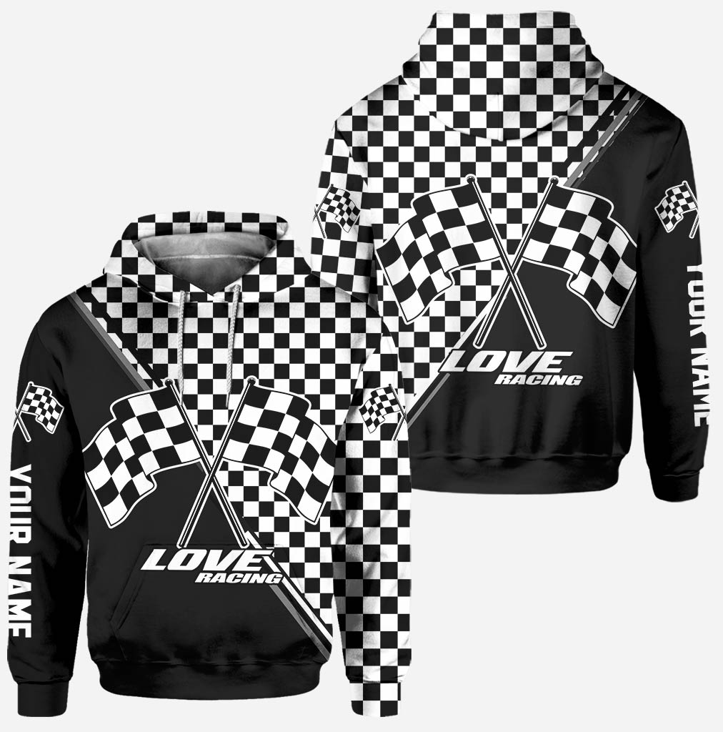 Love Racing - Personalized Racing Hoodie and Leggings