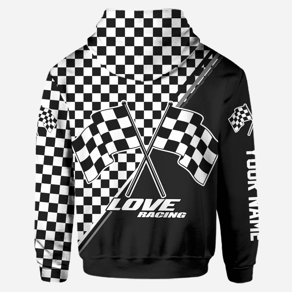 Love Racing - Personalized Racing Hoodie and Leggings